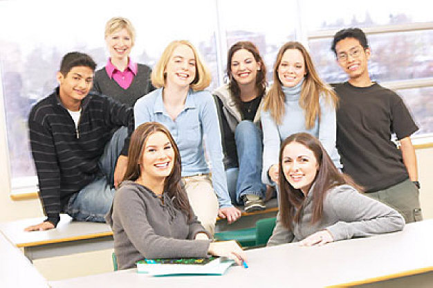 A class of students